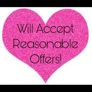 Reasonable offers considered! ✨